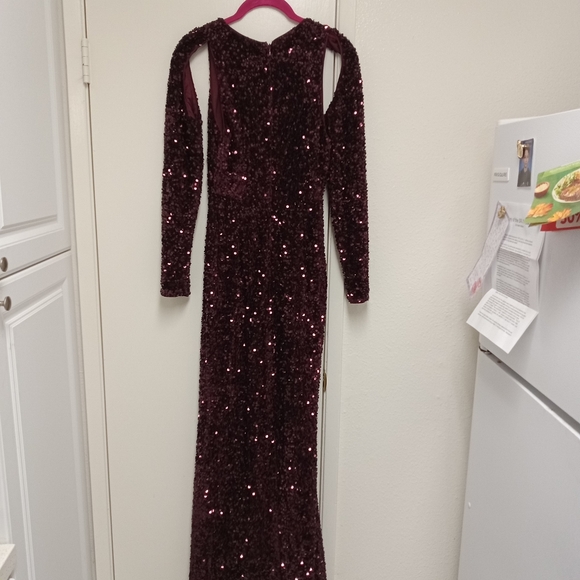 Lina Sequin Maxi Dress - Purple - Picture 8 of 8